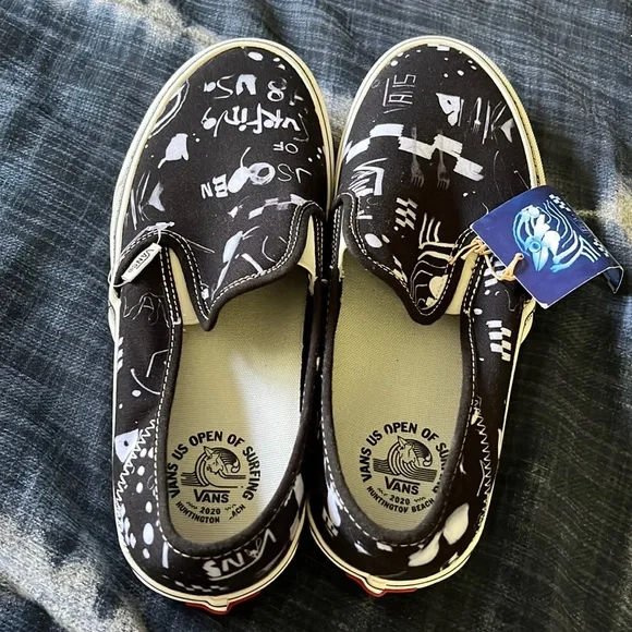 Vans Shoes Mens Vans Us Open Of Surfing 220 Slip Ons M Size 95